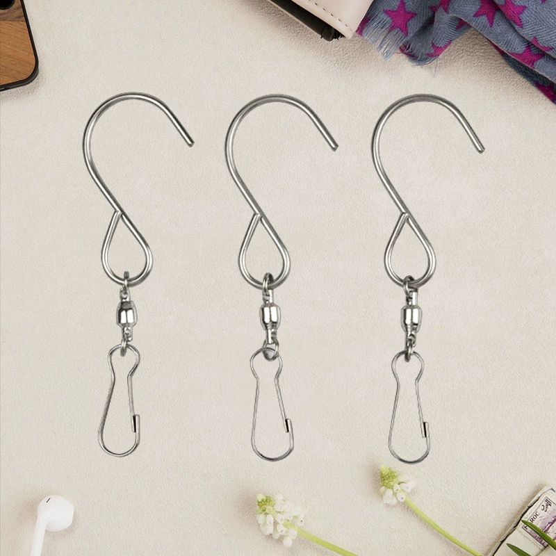 Трансграничный крюк для колокольчиков с горячим ветром, самовращающийся подшипник из нержавеющей стали, открытый подвесной декоративный крюк в наличии