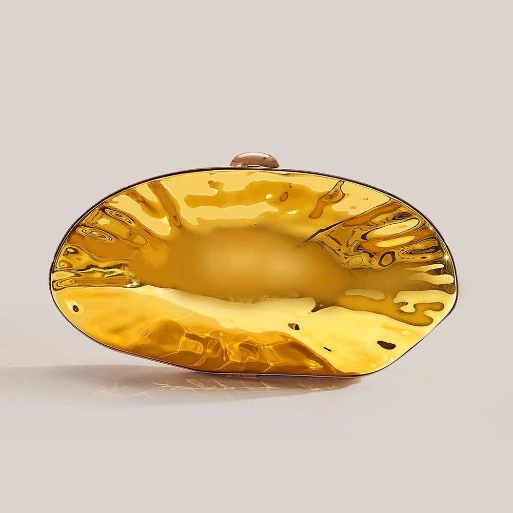 Elegante schoudertas van acryl voor dames met een metallic afwerking, vintage avondclutch voor feesten, bruiloften en dagelijks gebruik. Clutch voor bruiloftsdiners._voghion.com
