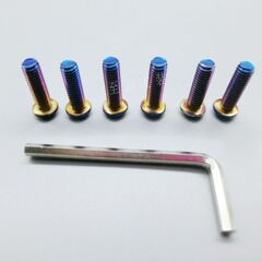 Car license plate screws, license plate anti-theft screws, license plate holder sealing modification, license plate holder sealing, vehicle model QuanDaTong