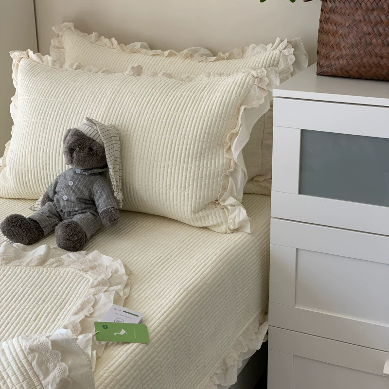 2025 new solid color Maxim bed cover three-piece series
