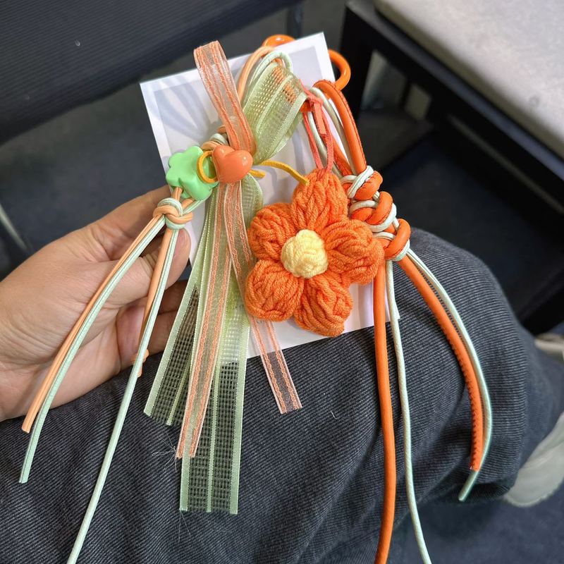 カラー結び手作り編みひも携帯ストラップ創意キーホルダーiu系ストラップブラインド袋生放送ソース|undefined