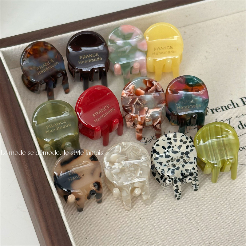 Carino Mini piccola forcina per capelli in acetato per donna, forcina laterale con frangia, forcina per capelli a forma di squalo, copricapo da principessa_voghion.com