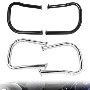Suitable for Indian black horse Chief road master rear bumper side box rear protective frame 14-