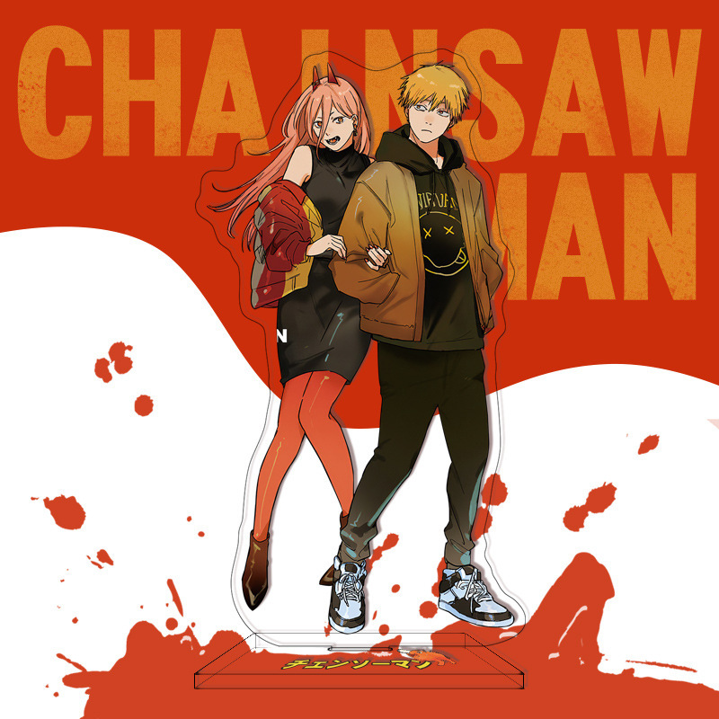 【鴻逸】チェーンソー人アニメアニメ漫画周辺立札16cm電次パワ国境を越えたソースはd制|undefined