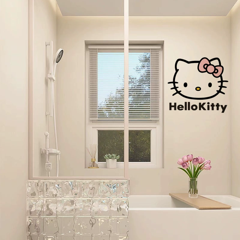 Привет Кити,Hello Kitty, мультяшная водостойкая наклейка
