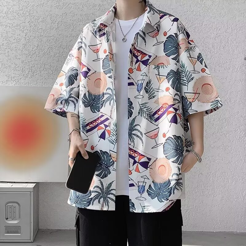 Silk fashionable casual shirt