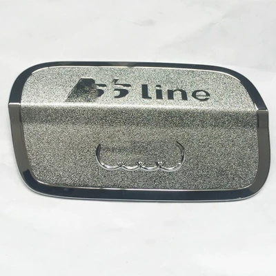 Şüşə kənarı xromları/moldingləri, Suitable for Audi·19~23 Audi - electroplating-fuel-tank-cap-silver-label1y