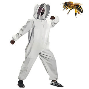 Beekeeping tools white one-body anti-bee clothing bee clothing bee wholesale cross-border hot anti-stinging clothing foldable beekeeping clothing