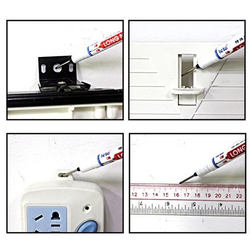 Long head marker carpentry pen punching marker pen tile extension special oily marker pen line drawing deep hole pen head