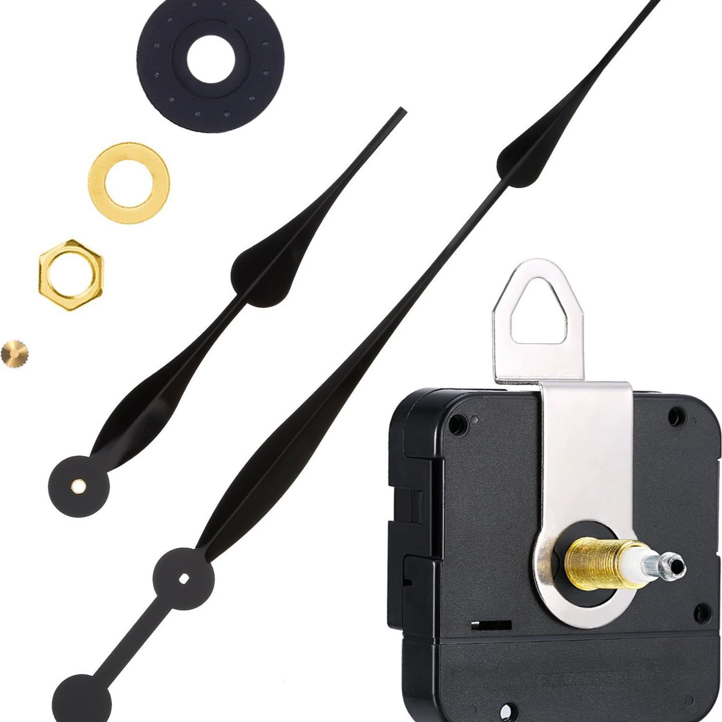 Большой крутящий часовой механизм с металлическим алюминиевым листом HR01086 часовой минутной стрелкой DIY большой настенный механизм