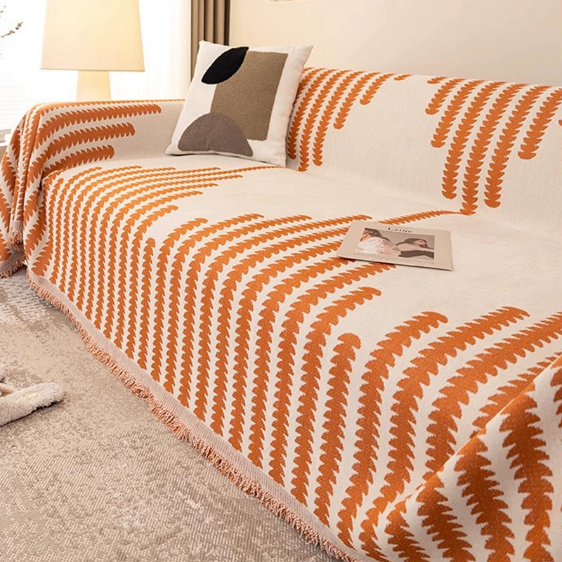 Universal non‑slip sofa cover, chenille, four‑season, multiple sizes & patterns