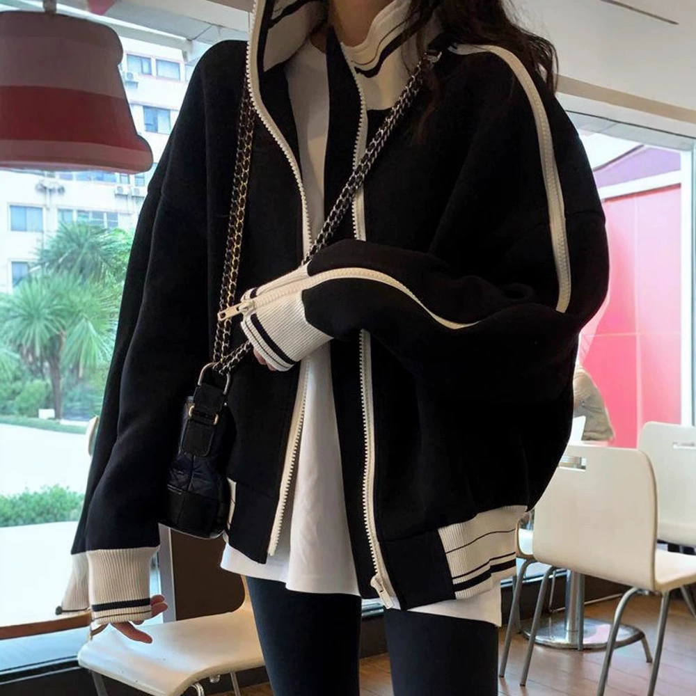 Пальто осеннее полуботине в стиле Chanel для подростков, для отдыха, школьная форма в бейсболистском стиле