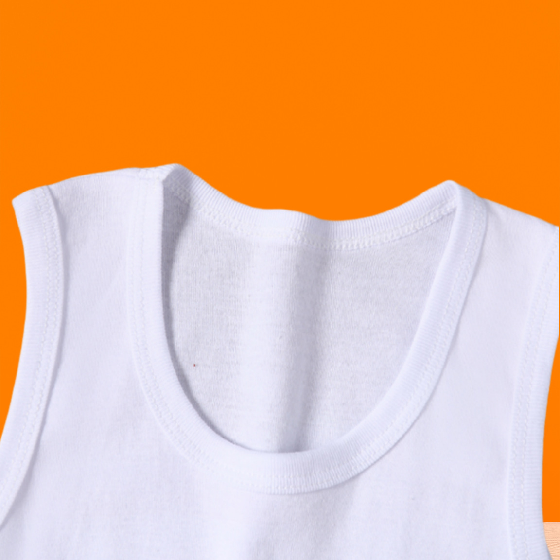 Customized Children's Camisole Summer New Pure Cotton Candy Color Solid Color Boys and Girls Versatile Slim Racerback