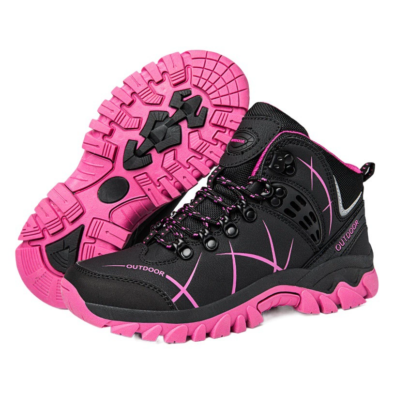 Альпинистская обувь мужские водонепроницаемые противоскользящие износостойкие осенне-зимние уличные кроссовки легкие осенне-зимние уличные кроссовки с флисовой подкладкой для альпинизма походная обувь больших размеров пара