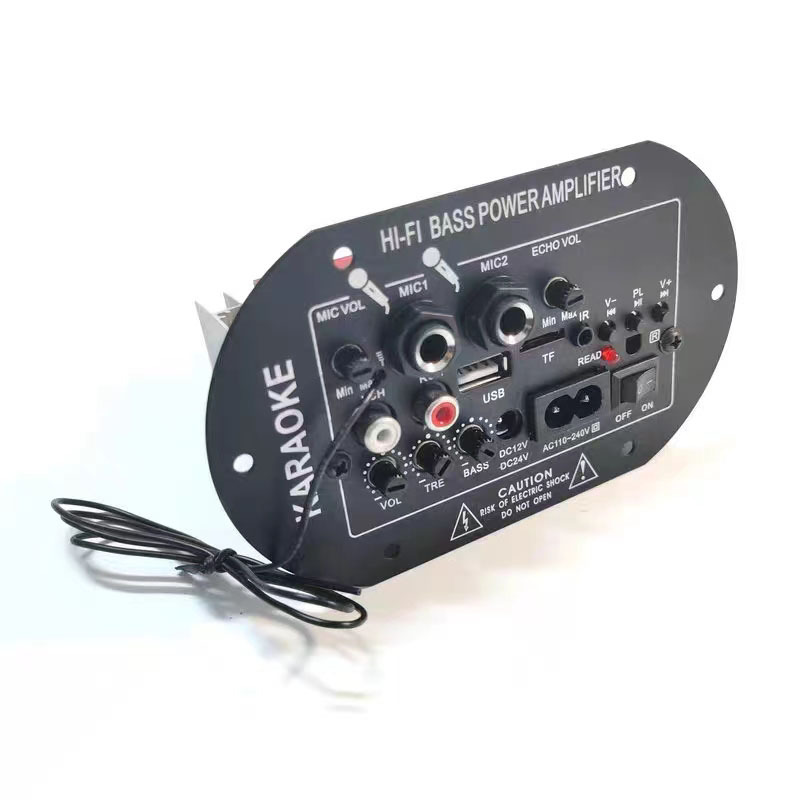 Subwoofer de coche de 6 pulgadas Bluetooth amplificador de potencia coche 12/24V hogar 220 V 30W
