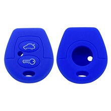 适用大众老款捷达钥匙包前卫伙伴高尔QQ3汽车遥控器硅胶保护套扣