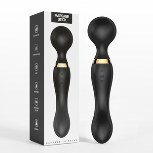 Cross-Border Waterproof Double-Headed  G-Spot Orgasm Masturbation Massage Stick for Women Adult Products Silent and Comfortable