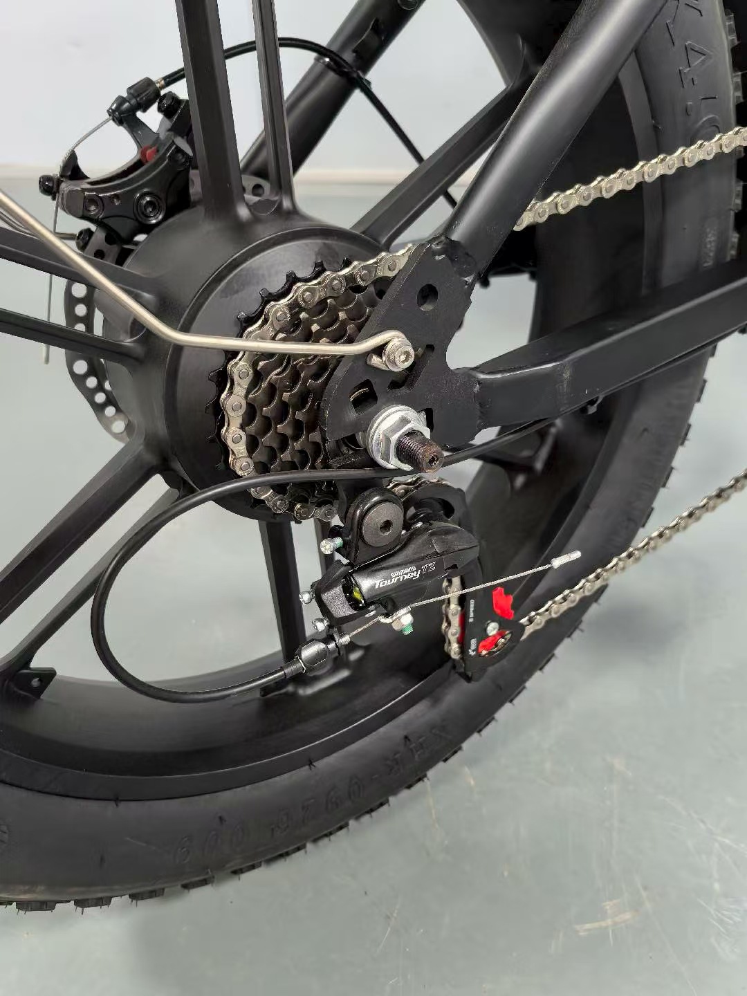 20-inch Fat Tire Off-Road Snow Beach Integrated Wheel Electric Bicycle