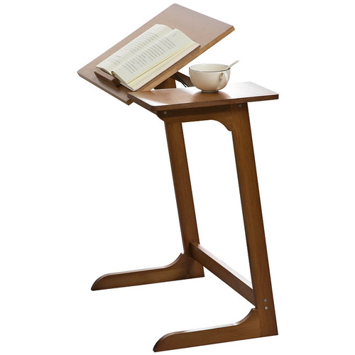 Folding small coffee side table, simple and light luxury table, outdoor round solid wood home portable dining table and TV cabinet combination