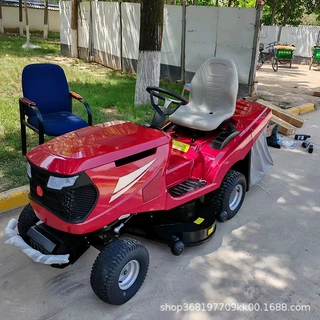 隆鑫动力座驾式草坪车 球场牧场公园草地维护骑乘式割草机 剪草机
