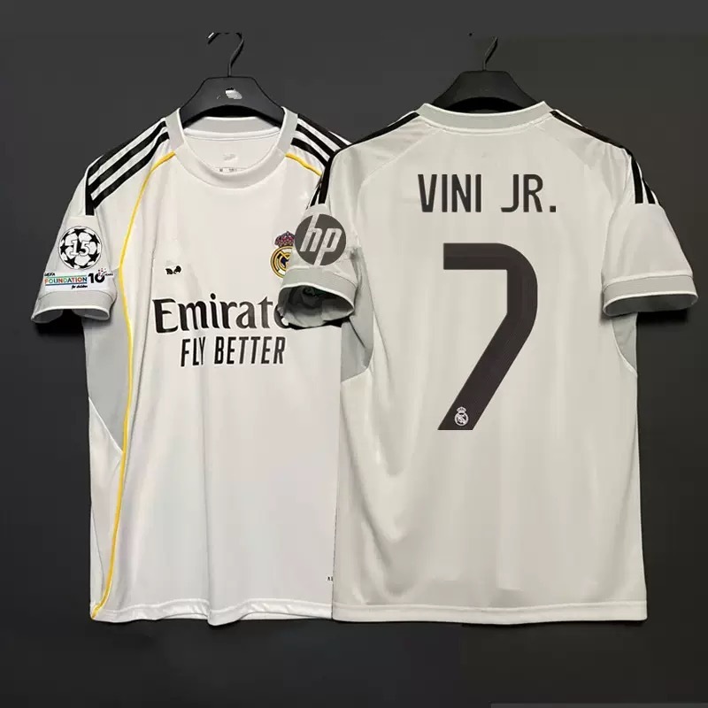 25/26 レアル マドリード ホーム ホワイト プレーヤー バージョン モドリッチ 特別記念 No.10 サッカー スポーツ 半袖ジャージ|undefined
