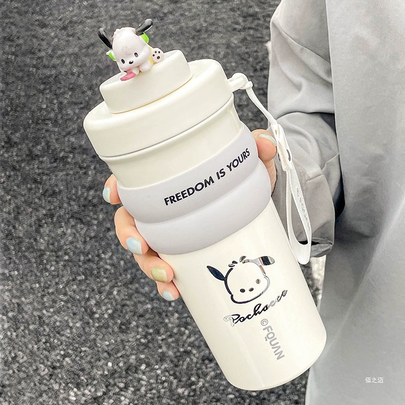 Кофейный термос для женщин, новинка 2024 года, высококачественная автомобильная чашка для воды, разделение воды для чая, холодная чашка для мужчин, портативная