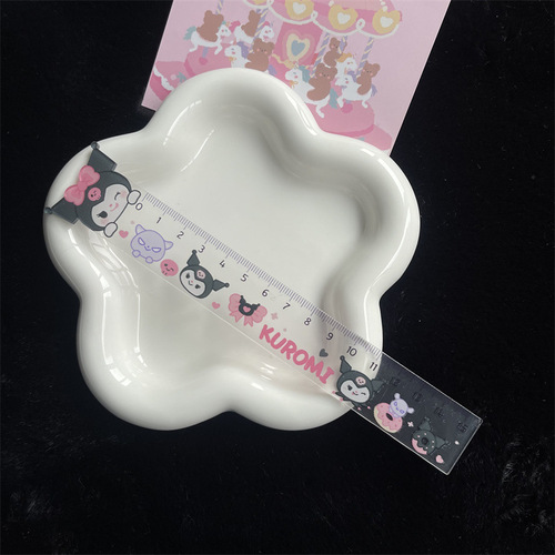 New Sanrio ruler student painting Melody cinnamon dog Kurome measuring ruler cute cartoon stationery