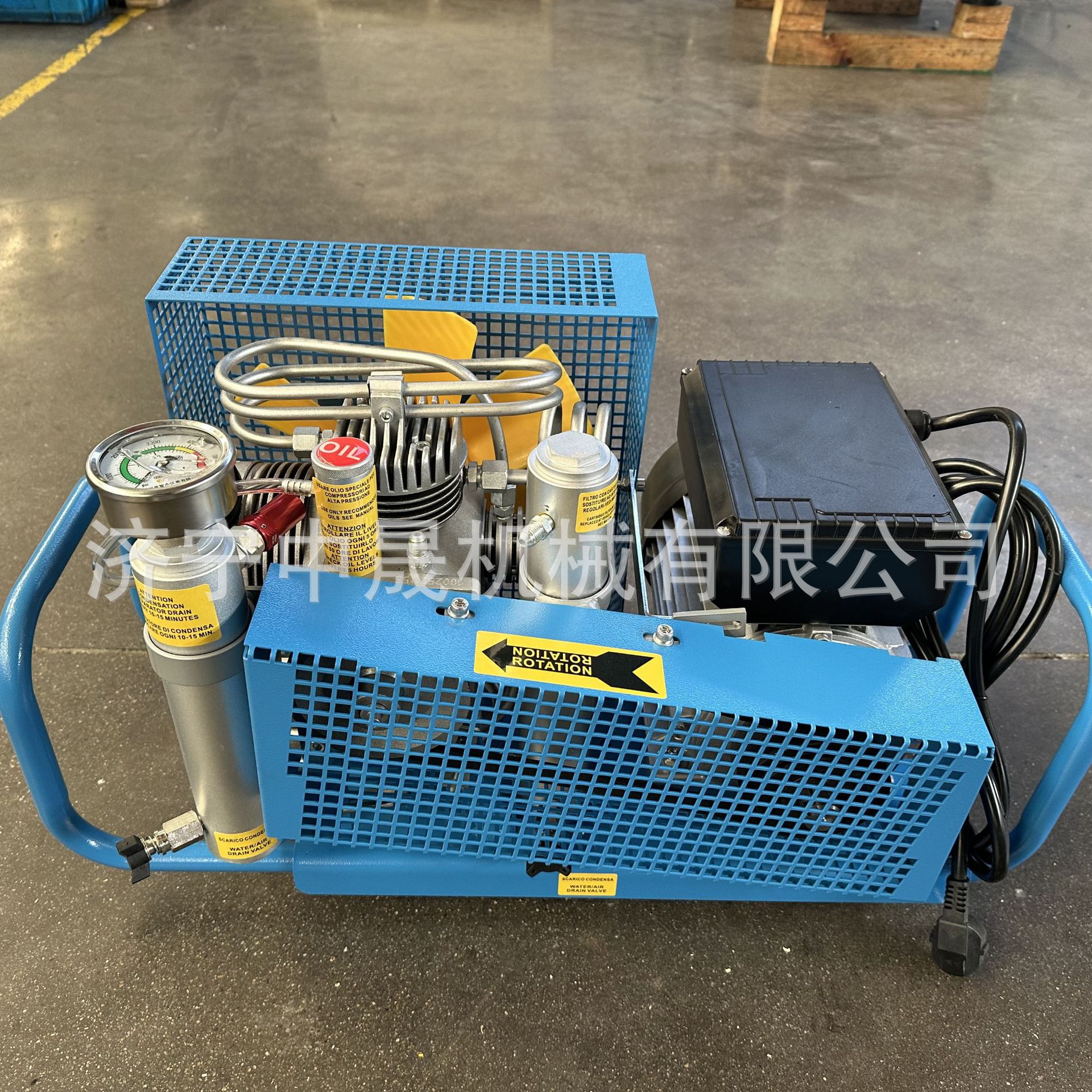 Suministro de bomba de llenado de aire rescate de minas RZX100 bomba de llenado de aire compresor de aire de alta presión