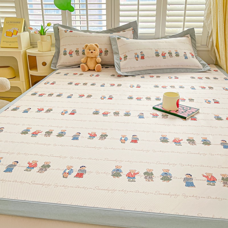 Silk mat, cartoon summer set, 3 piece set