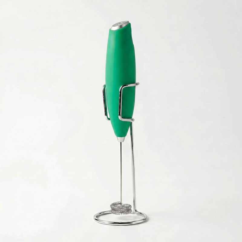 [Premium Selection] Electric Coffee Frother Matcha Milk Frother Coffee Stirrer Handheld White Box