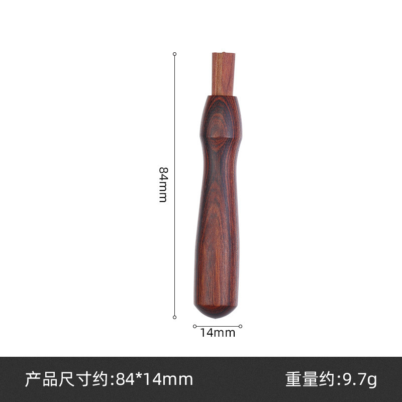 羊毛フェルトスタンパー（針付きウッドカラーウッドスタンパー） 手芸用フェルトニードルペン 木製パンチニードルホルダー|undefined