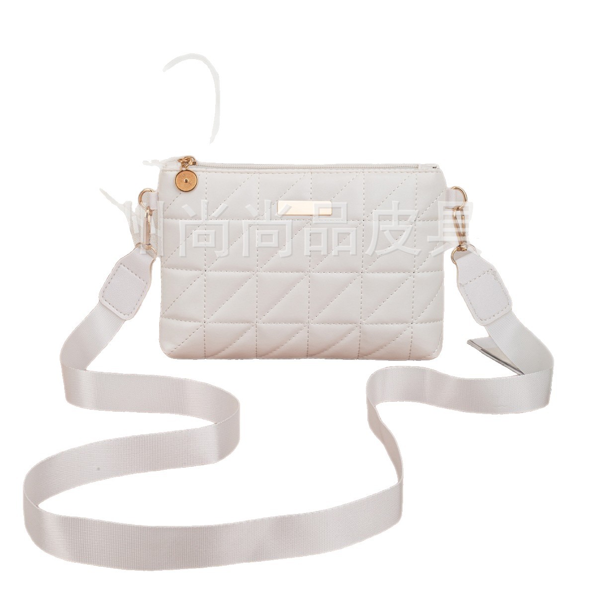 Mini Bolso Bandolera para Celular de PU con Cierre de Cremallera y Bordado para Uso Diario image 5