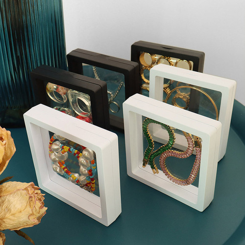 Transparent PP+PE Material Film Suspension Box for Ring Bracelet Packaging Accessories Gift Box L012