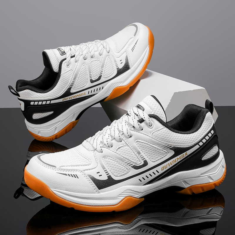 Cross-Border New Badminton Shoes for Men and Women, Non-Slip, Breathable, Shock-Absorbing Sneakers, Wear-Resistant Sports Shoes, Outdoor Professional Training Shoes