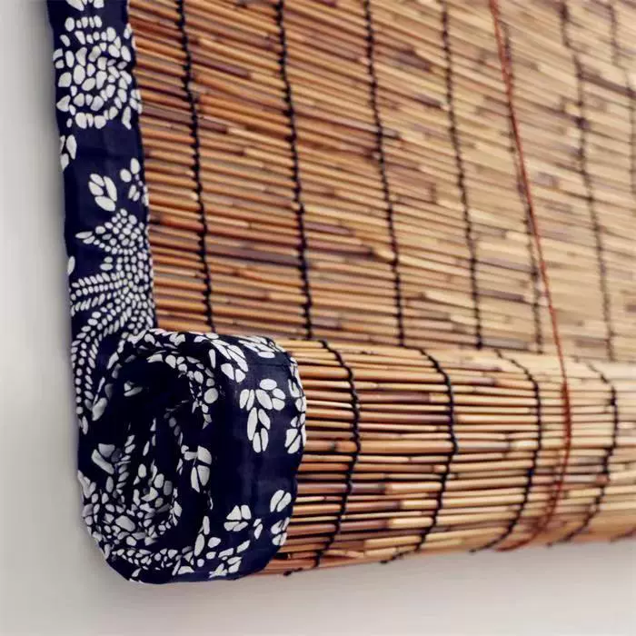 Основной цвет тростниковый занавес пасторальный край бамбуковый занавес перегородка украшение занавески занавеска солнцезащитный ролик занавес соломенный занавес изготовление на заказ