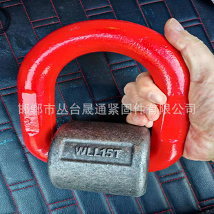 Drop Forged Welded D-Ring for Large Equipment Hoisting Alloy Steel Welded D-Ring Lifting Rigging Welded D-Ring