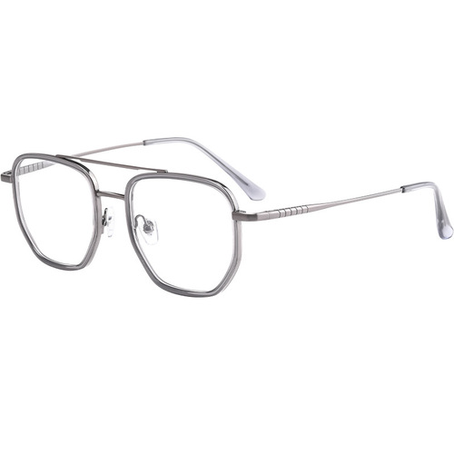 百世芬L1361大框双梁镜框复古板材眼镜框男士超轻纯钛近视眼镜架