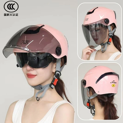 Electric Vehicle Motorcycle Women's and Motosiklet kaskı (dəbilqə)