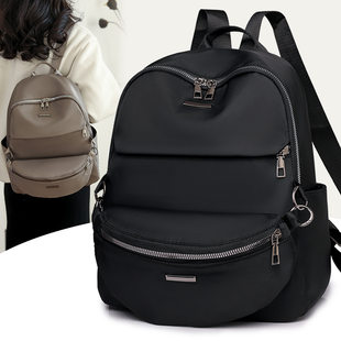 Summer universal backpack, shoulder bag, Korean style, oxford cloth