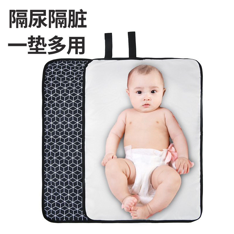 Baby Diaper Pad Portable Diaper Bag Diaper Changing Small Mattress Baby Going Out Diaper New Foldable Baby Lying Pad