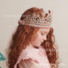 王子公主皇冠頭飾兒童寶寶王冠發飾生日頭飾仙女舞台演出角色扮演