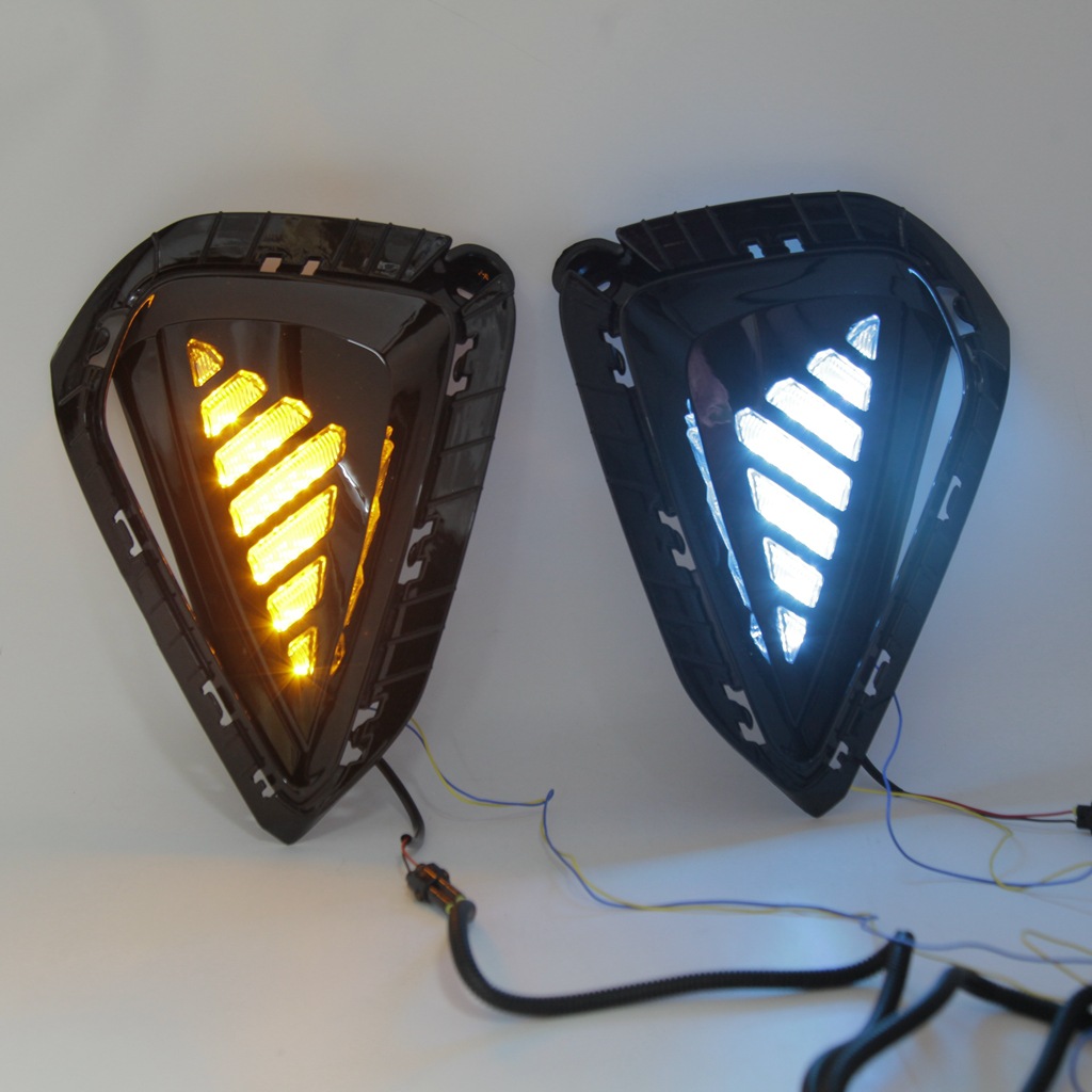 Aplicable a 23 - 24 Kia K3 luz diurna luz de niebla delantera LED luz cerato Forte de día