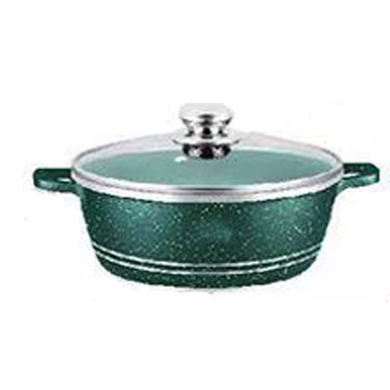 Dessini set de 10 piezas de mármol aluminio cocina de arroz fundido a presión piedra antiadherente cocina de cocina set de ollas regalo