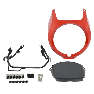 Suitable for Honda Rebel Motorcycle front windshield - red