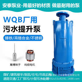 三相WQ工业污水泵 市政河道淤泥抽排潜水泵 工厂废水处理排污泵