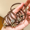 Universal small hair rope, elastic durable hair accessory, simple and elegant design, wholesale