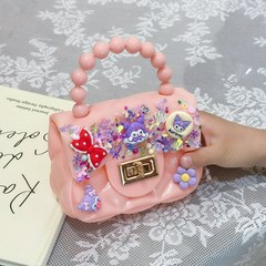 Summer Baby Bag Children Girls Transparent Jelly Small Crossbody Bag Girls Exquisite Cute Coin Accessory Shoulder Bag