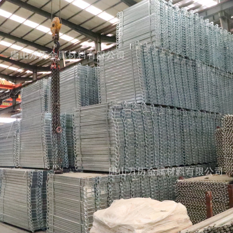 钢跳板加工建筑镀锌冲孔挂钩式钢踏板批发盘扣式脚手架踏板钢跳板