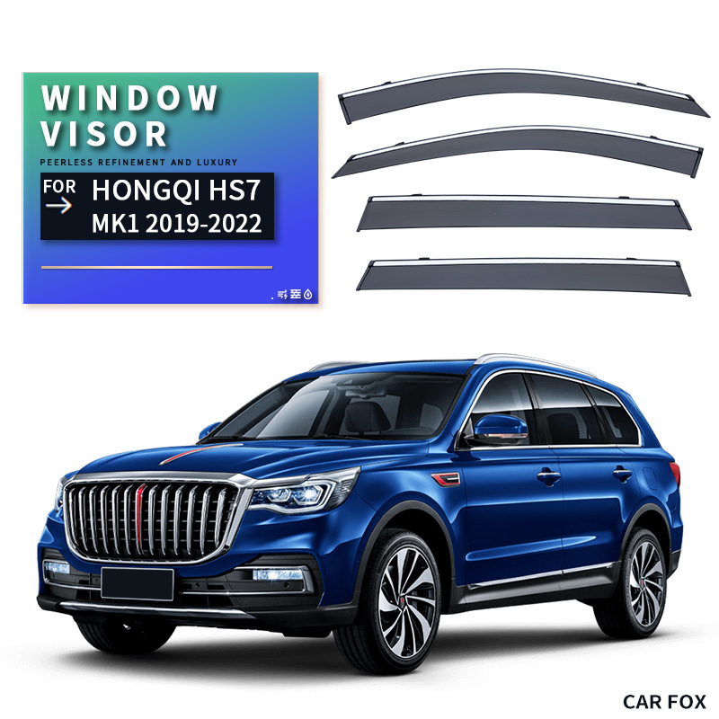 Suitable for Hongqi HS7 car window rain rain shield sun visor rain eyebrow Hongqi HS7 Window visor