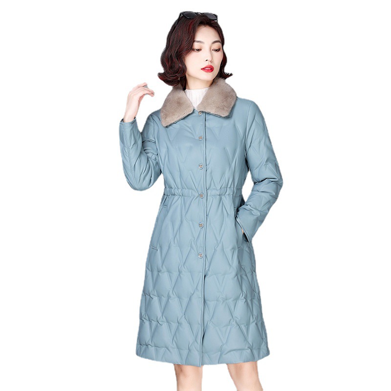 D3669 4860K ÁO DA NỮ HEFTDTH DÁNG ÔM BODY GỢI CẢM SEXY MÙA XUÂN THU ĐÔNG TRUNG NIÊN THỜI TRANG NỮ DA BÒ G06 SẢN PHẨM MỚI